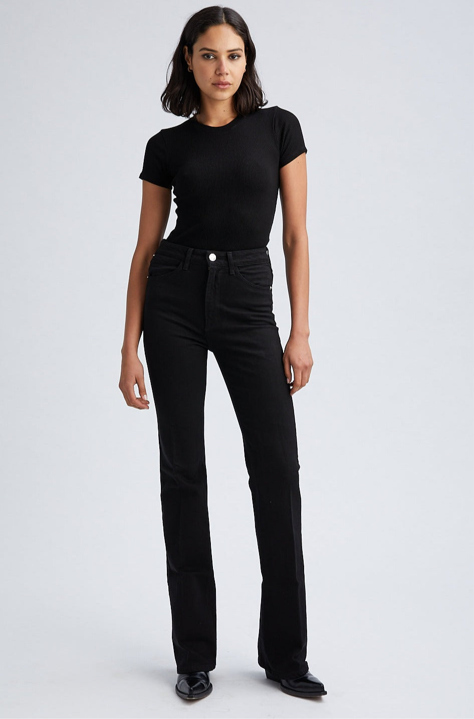 Stevie Micro Flare Denim