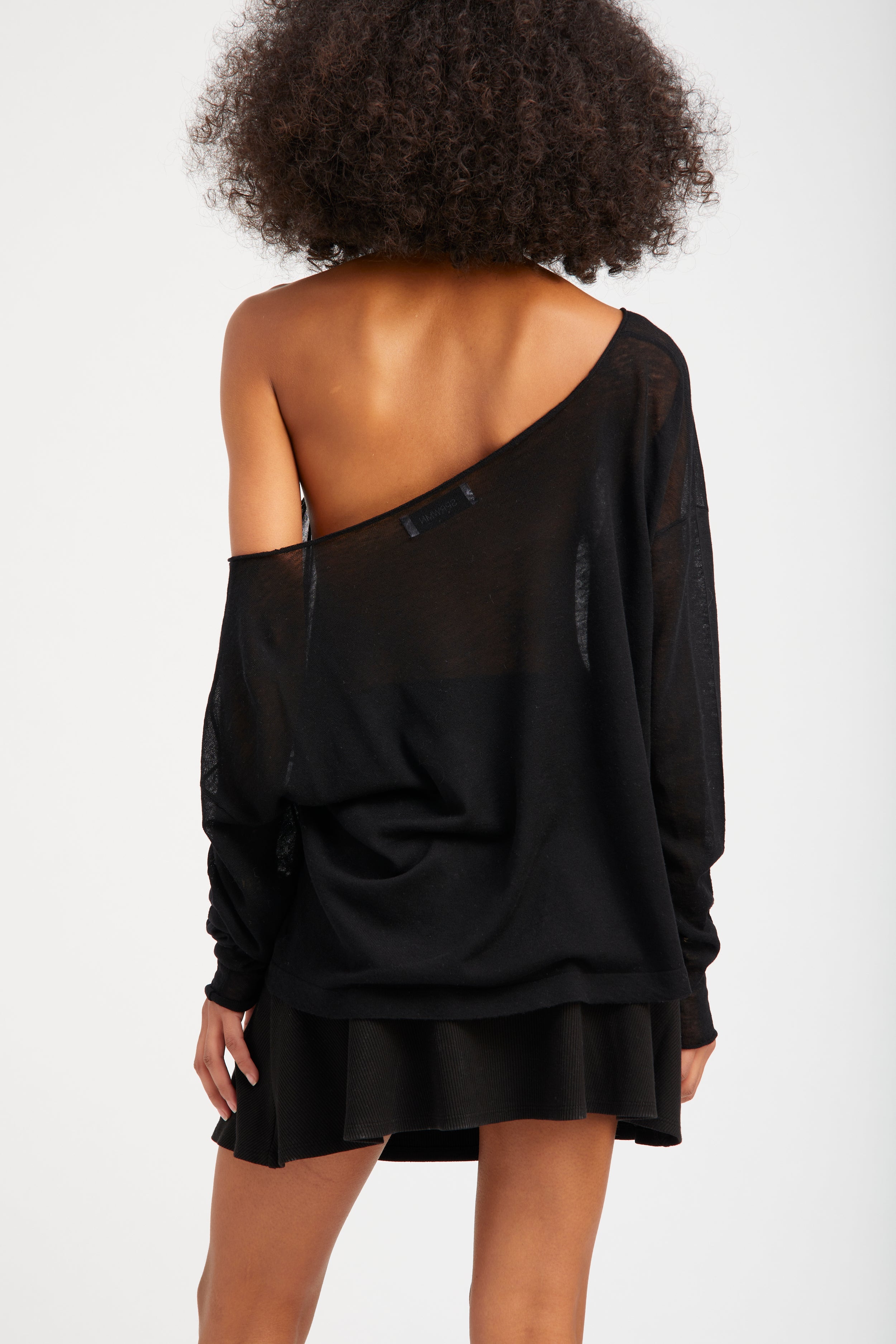 Black Rib Jane Skirt