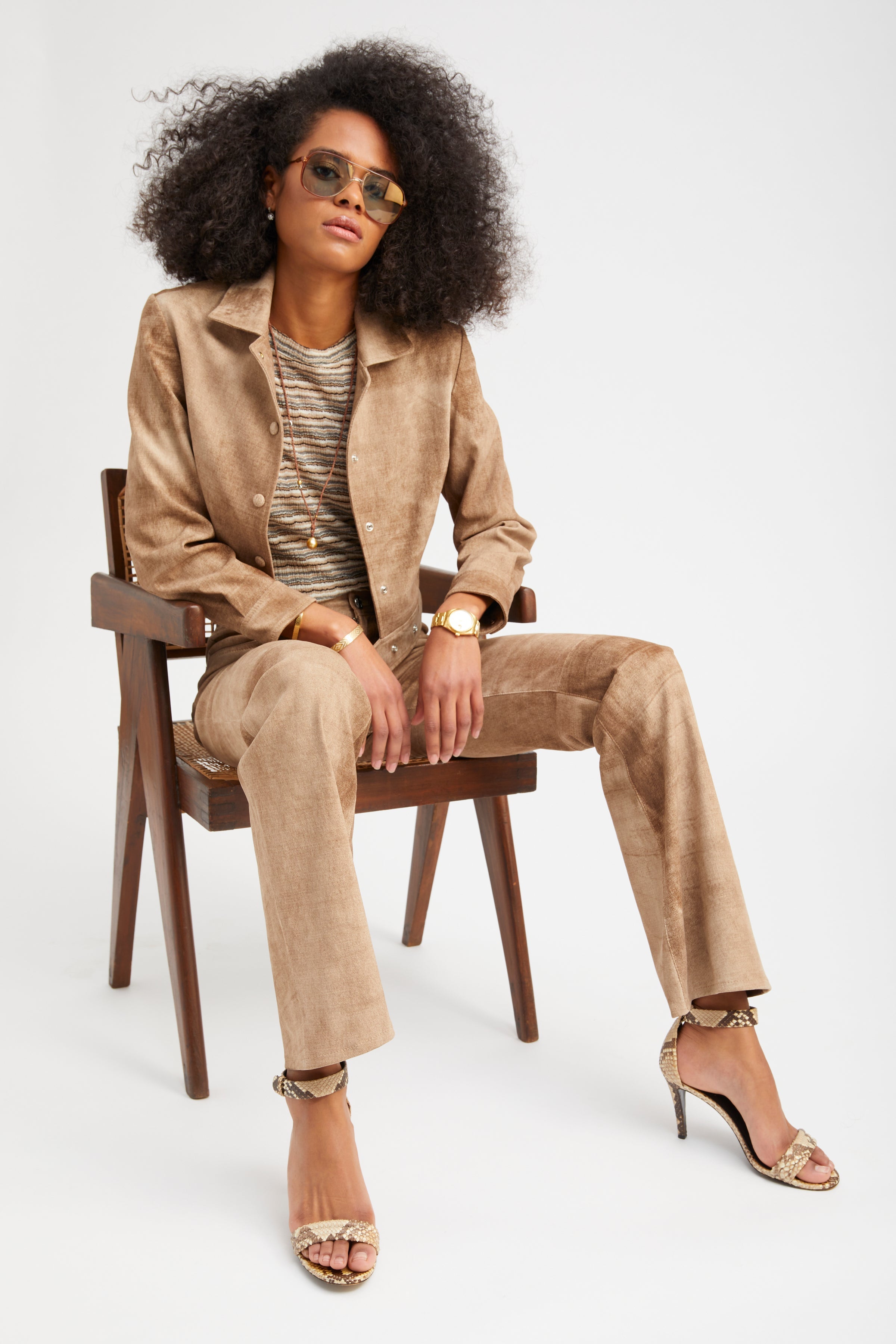 Sepia Suede Hardy Jacket