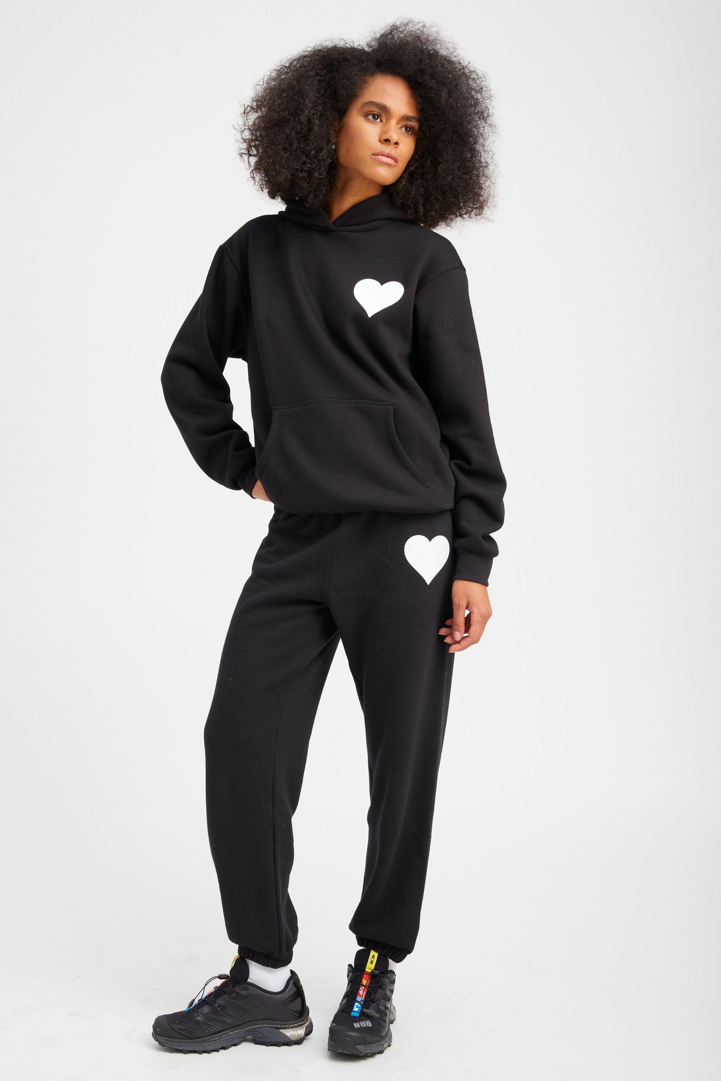 Black Heart Sweatpants