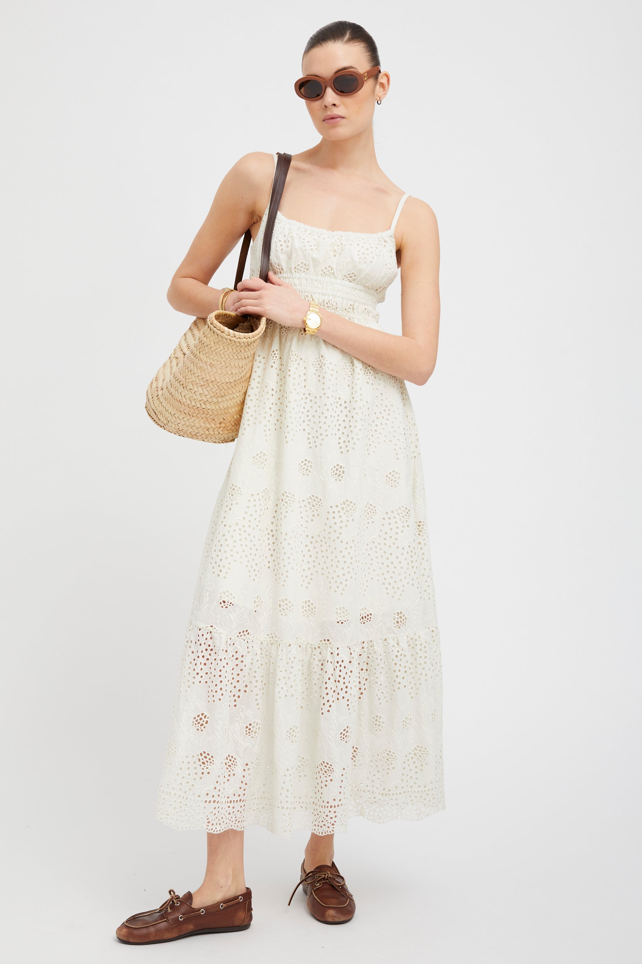 ALI MAXI DRESS WHITE, White / M by SPRWMN ALI MAXI DRESS WHITE, White / M by SPRWMN