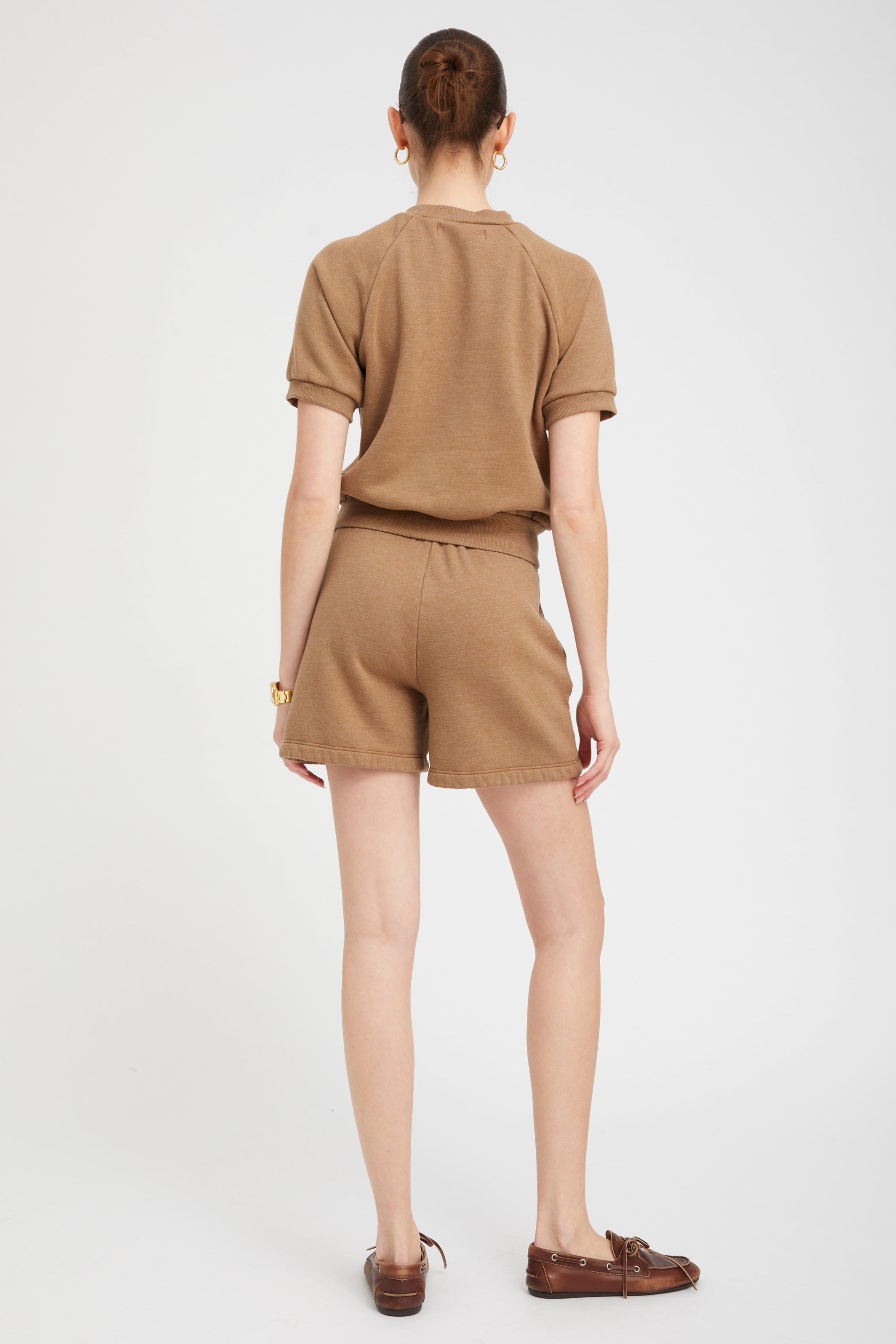 Camel Raglan Sweatshirt