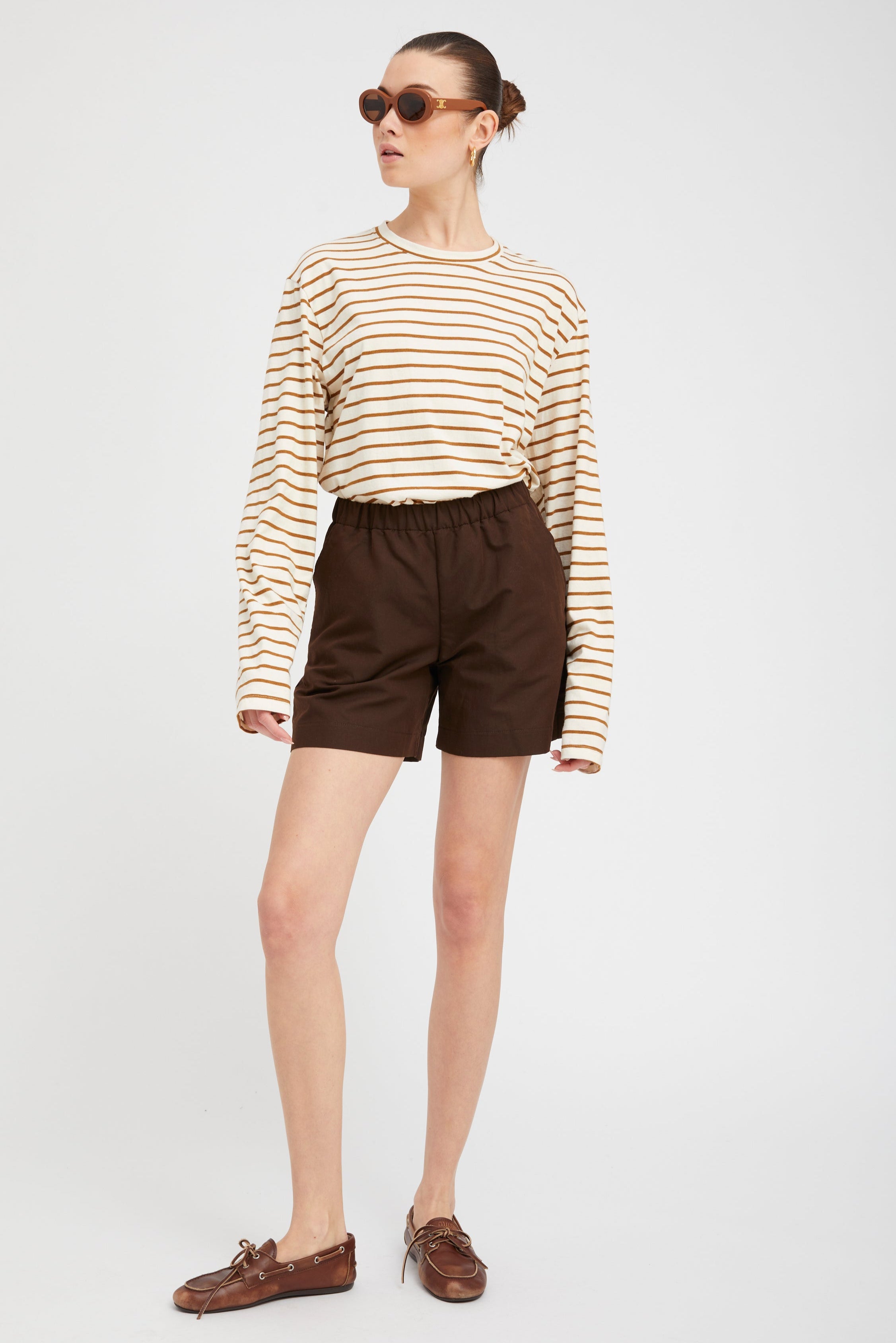 Americano Linen Culotte Shorts