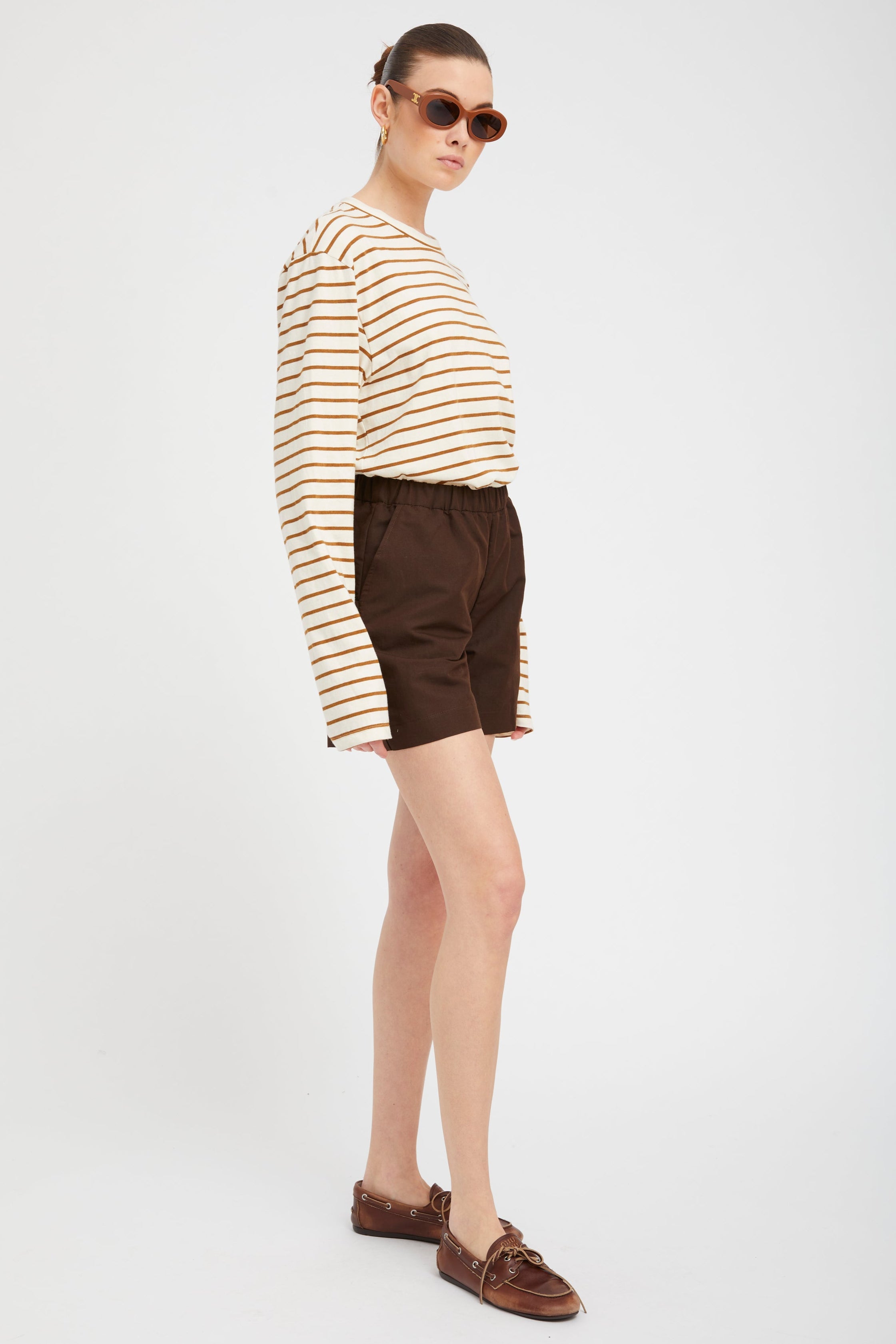 Americano Linen Culotte Shorts