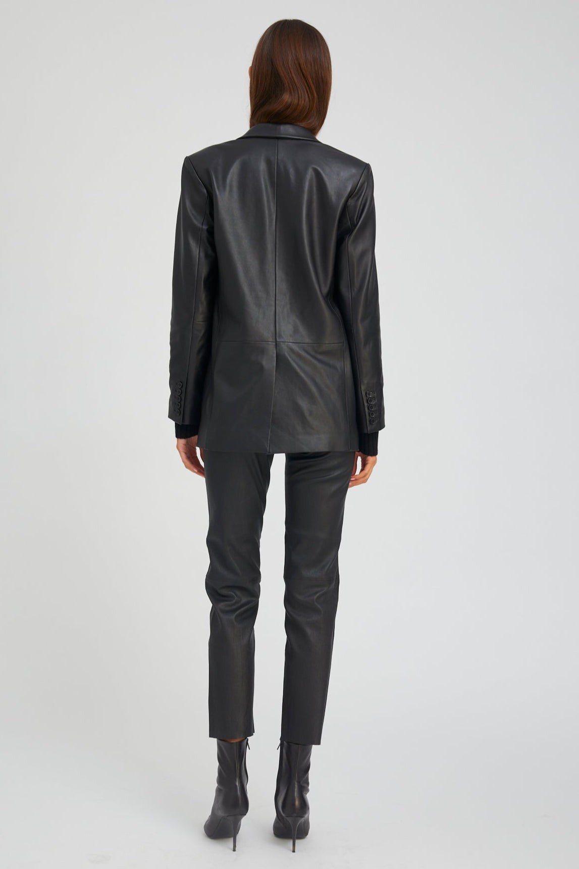 Black Leather Blazer