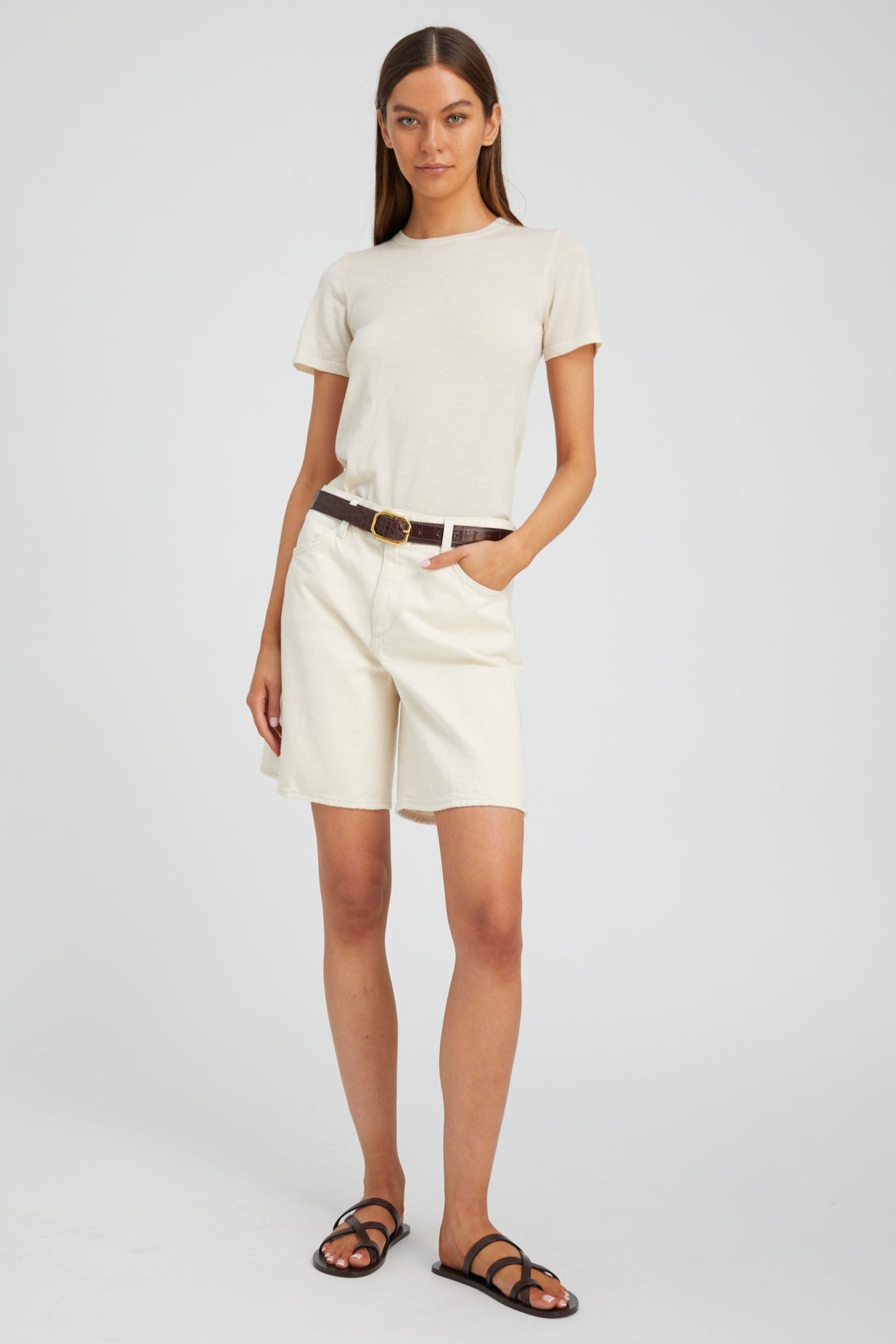 Yoko A-Line Denim Shorts