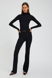 Black City Long Sleeve Turtleneck