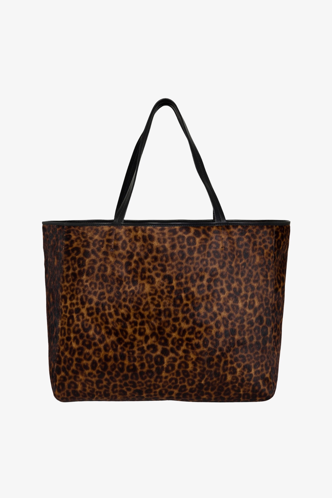 Leopard Pony Hair Stella Tote Bag