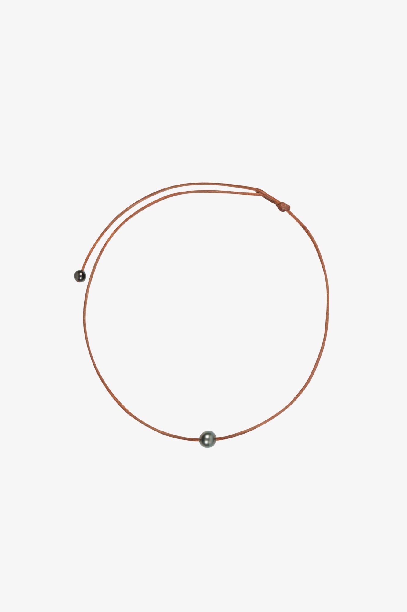 Black Signature Pearl Choker Necklace