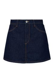 Jane Denim A-Line Mini Skirt