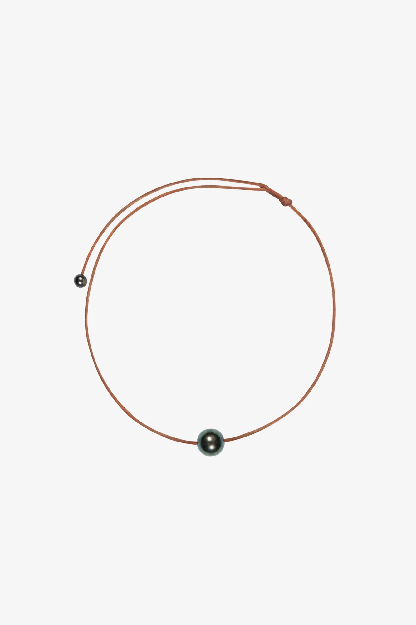 Black Signature Pearl Choker Necklace