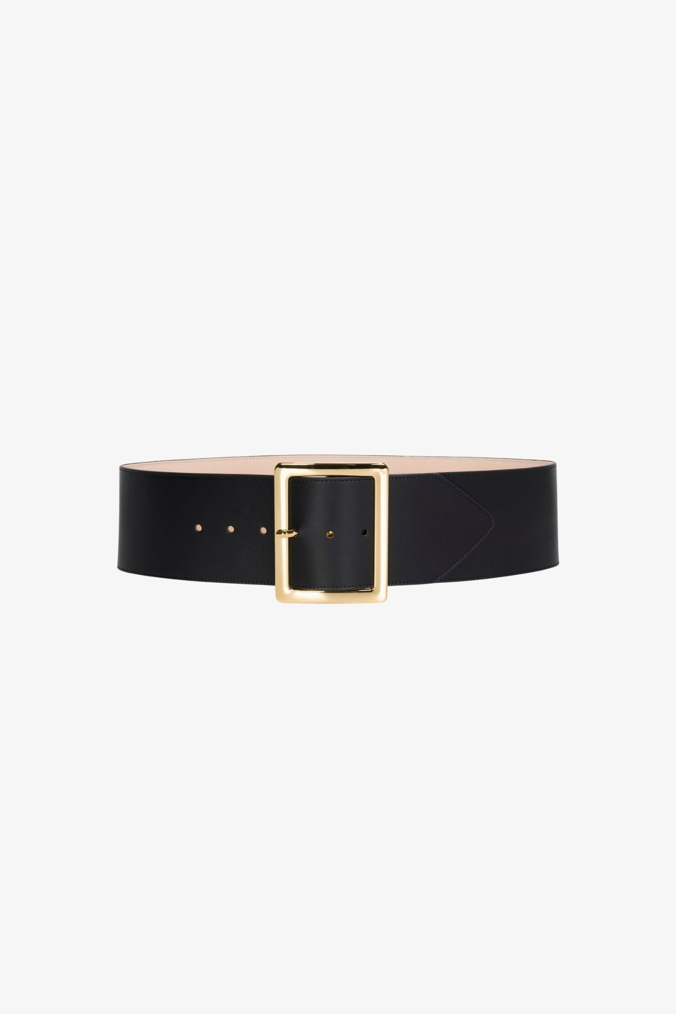 Black Leather Elsa Belt