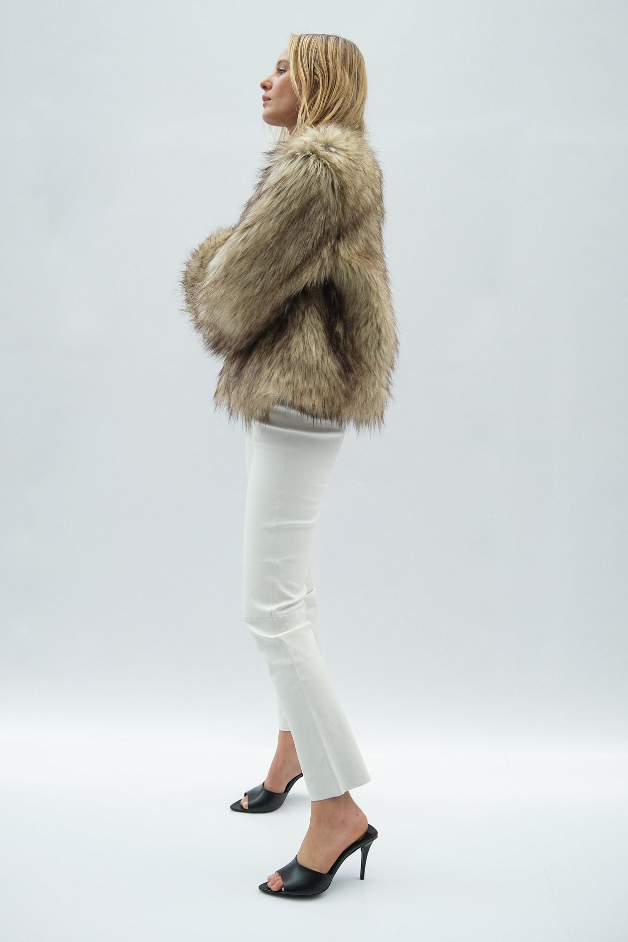 White Leather Sophia Pull On