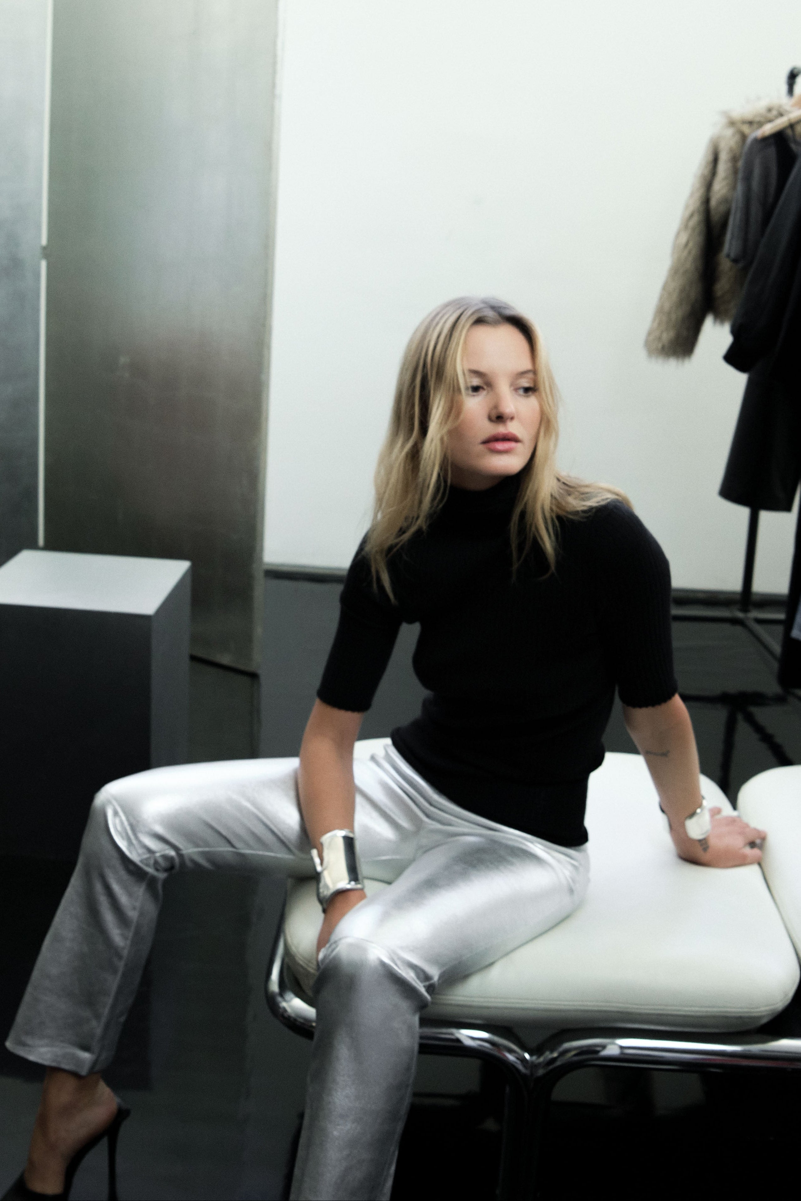 Black Cashmere Turtleneck