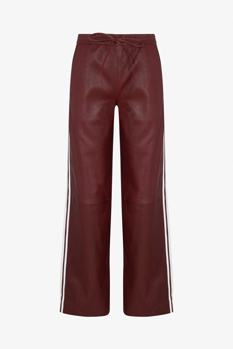 Pinot Leather Baggy Athletic Pants