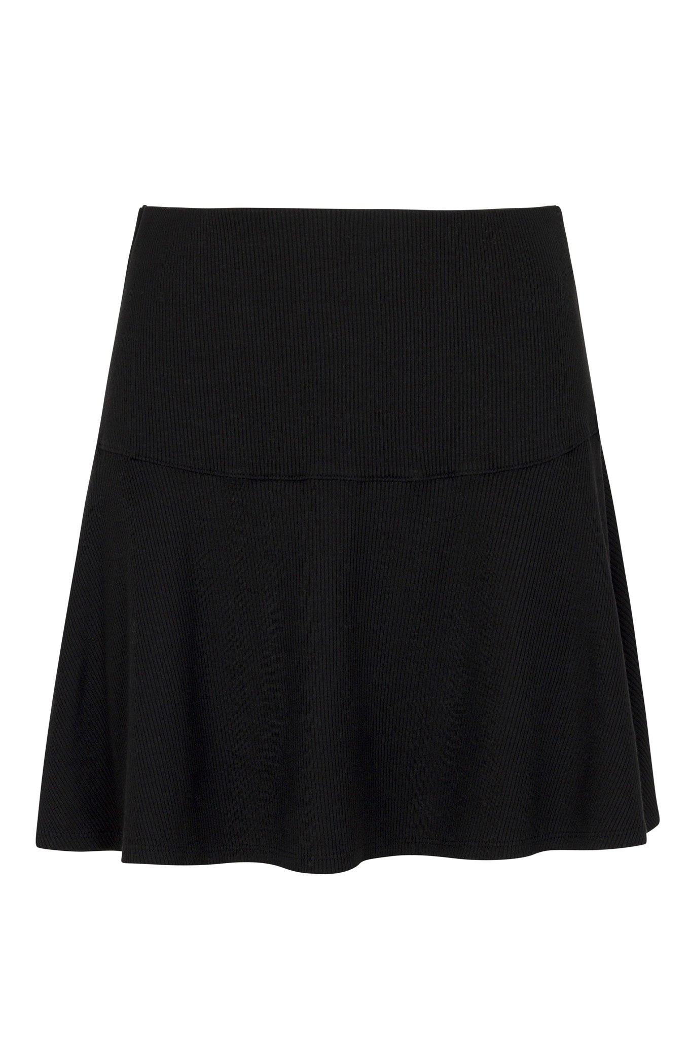 Black Rib Jane Skirt