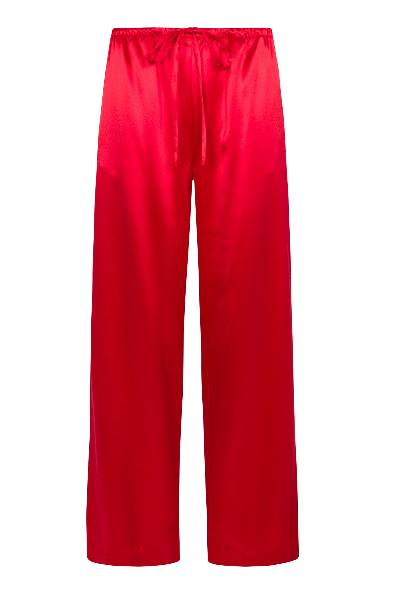 Red Silk Kauai Pants