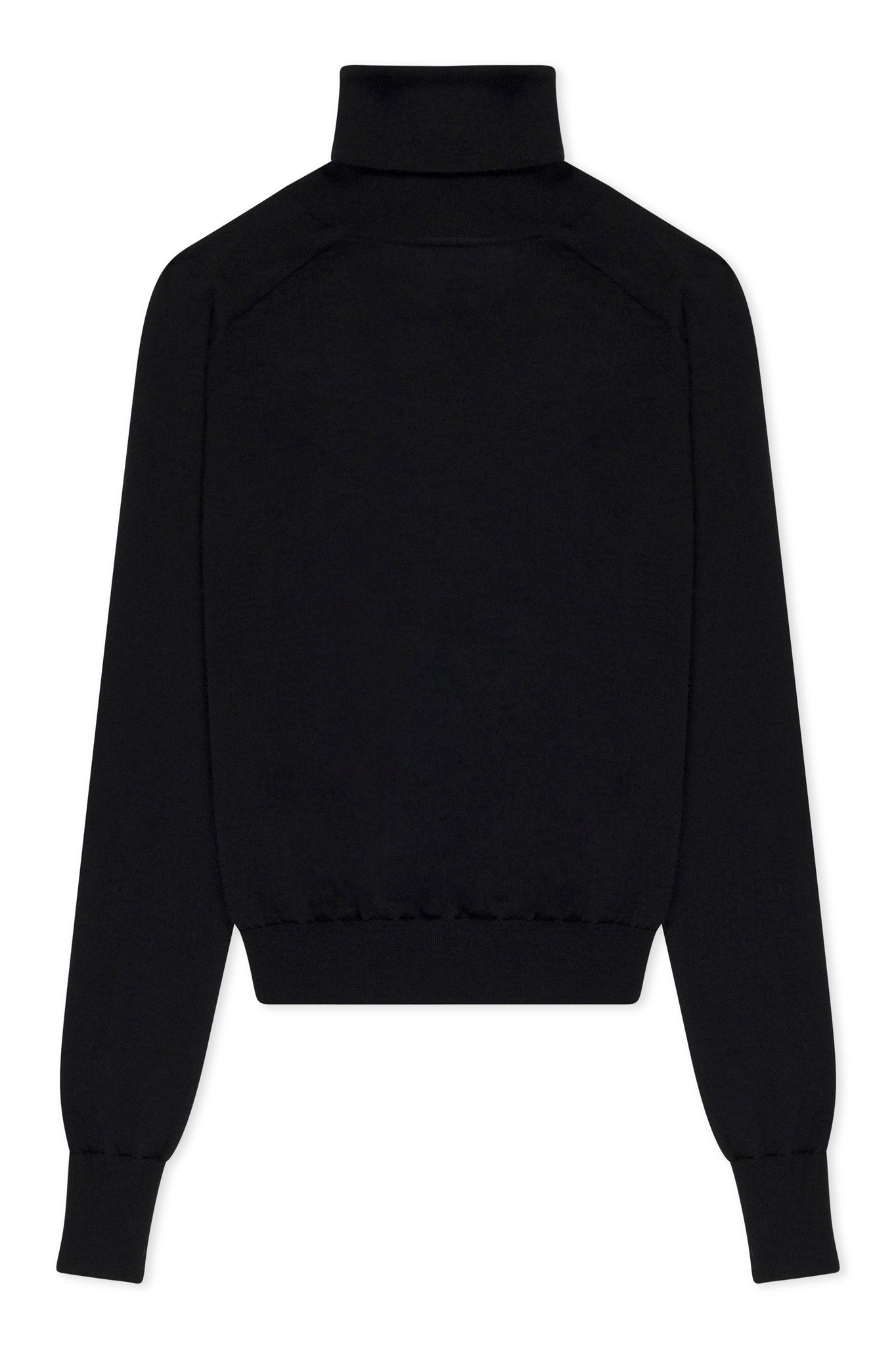 Black Cashmere Turtleneck Sweater