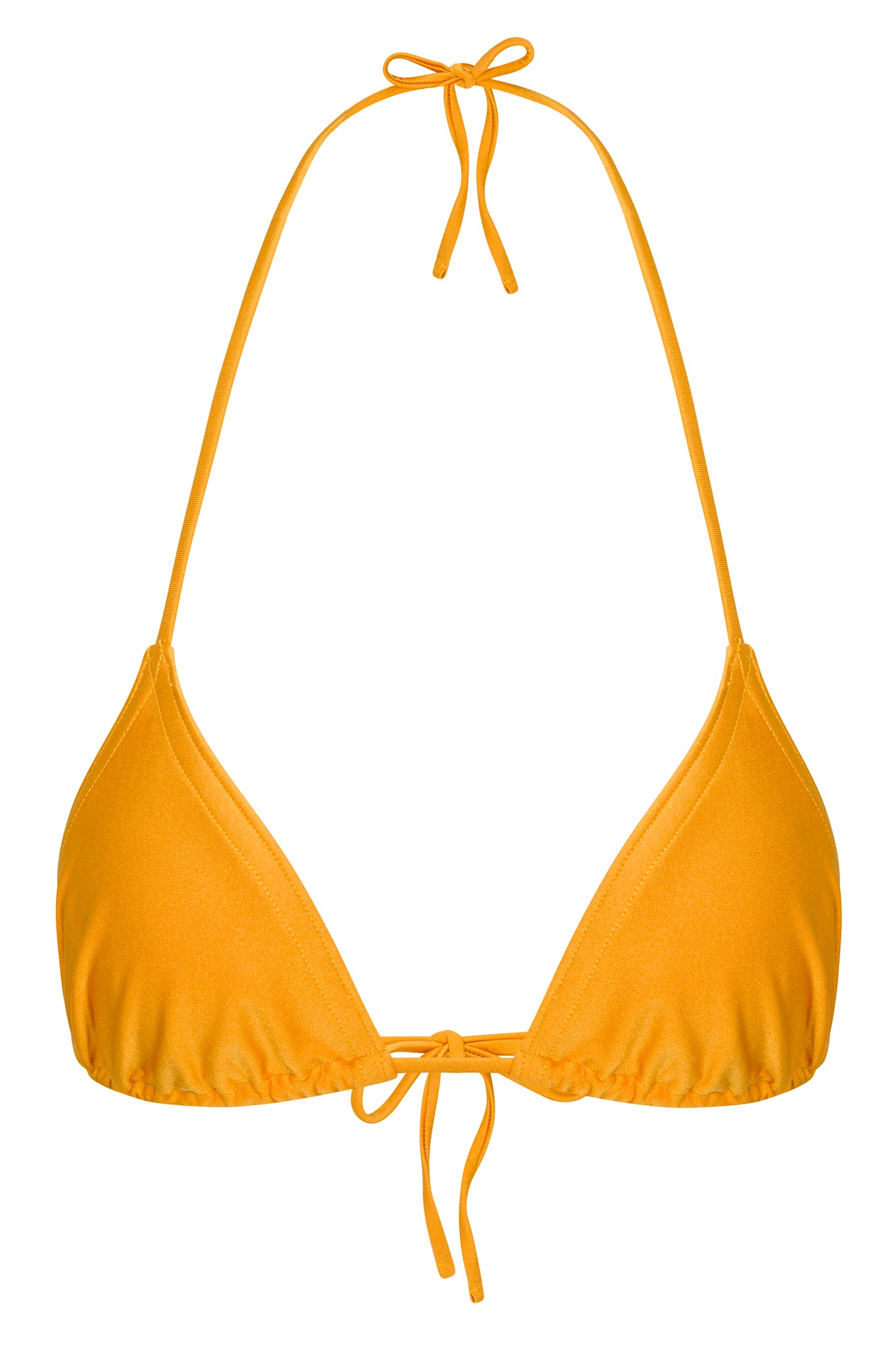 Yellow Triangle Bikini Top