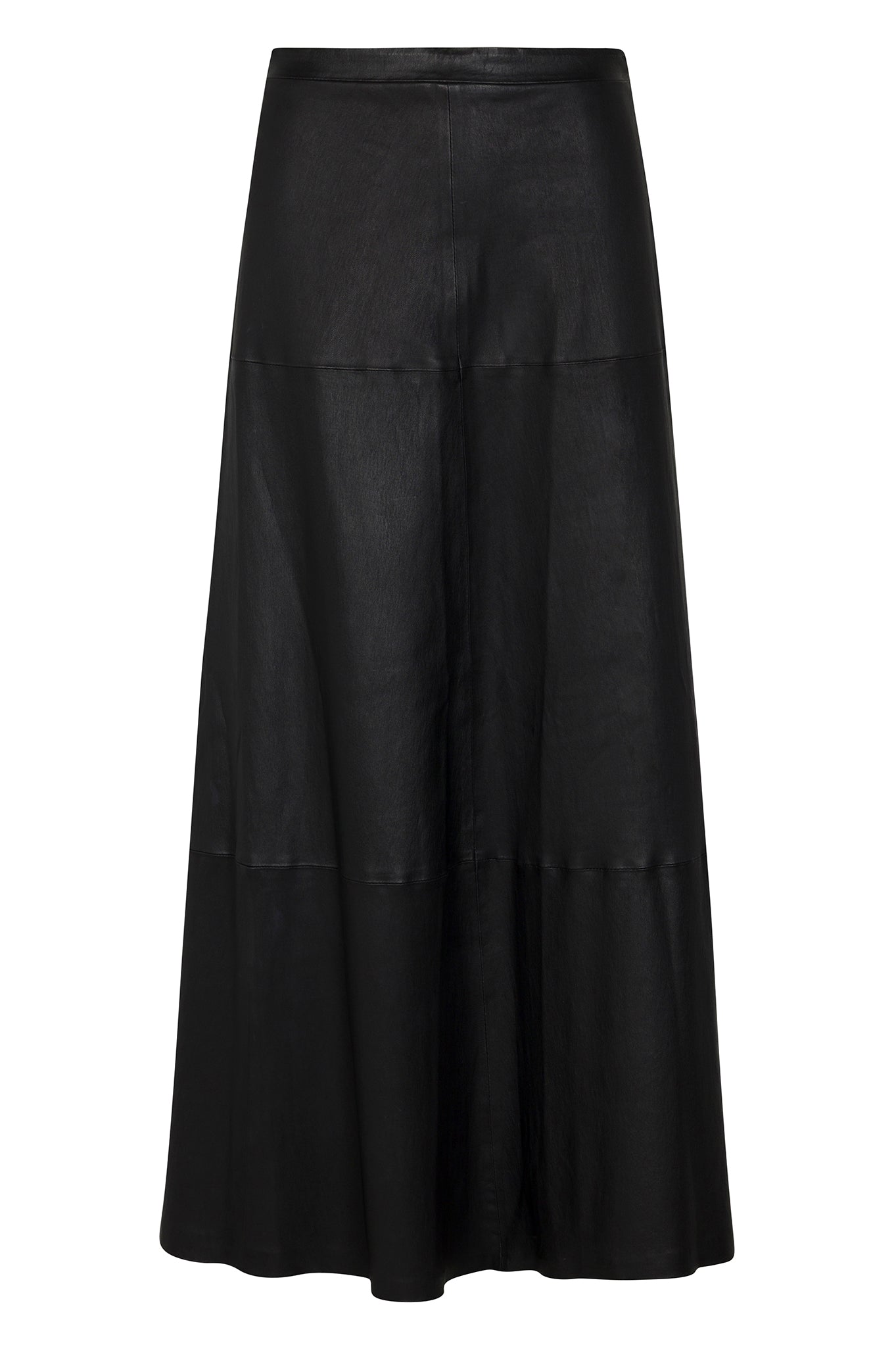 Black Leather Julia Skirt