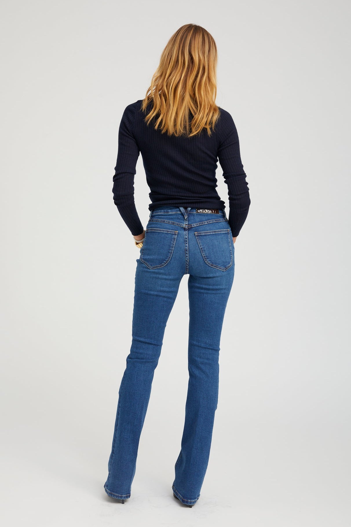 Navy Cashmere Henley