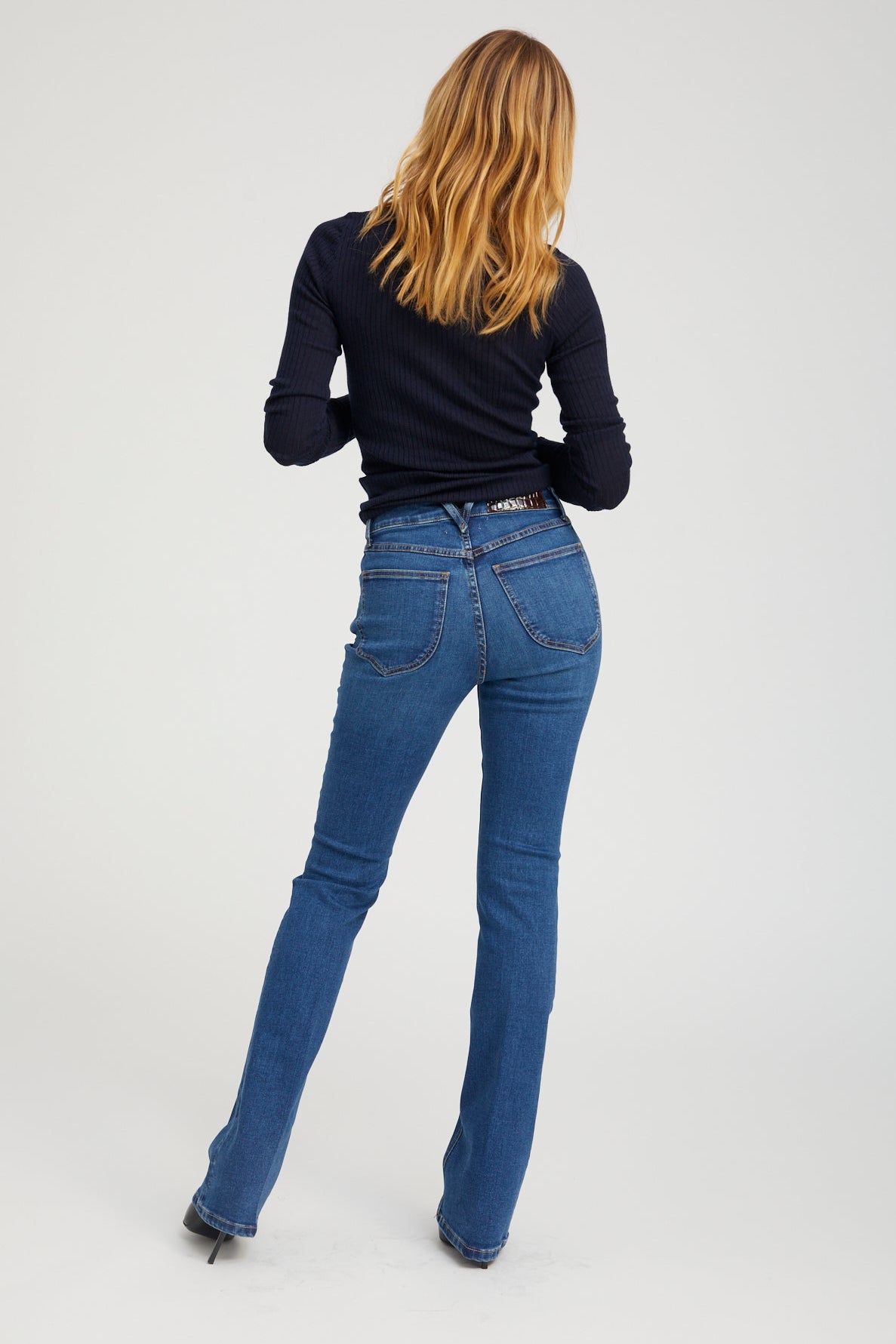 Gabrielle Micro Flare Denim