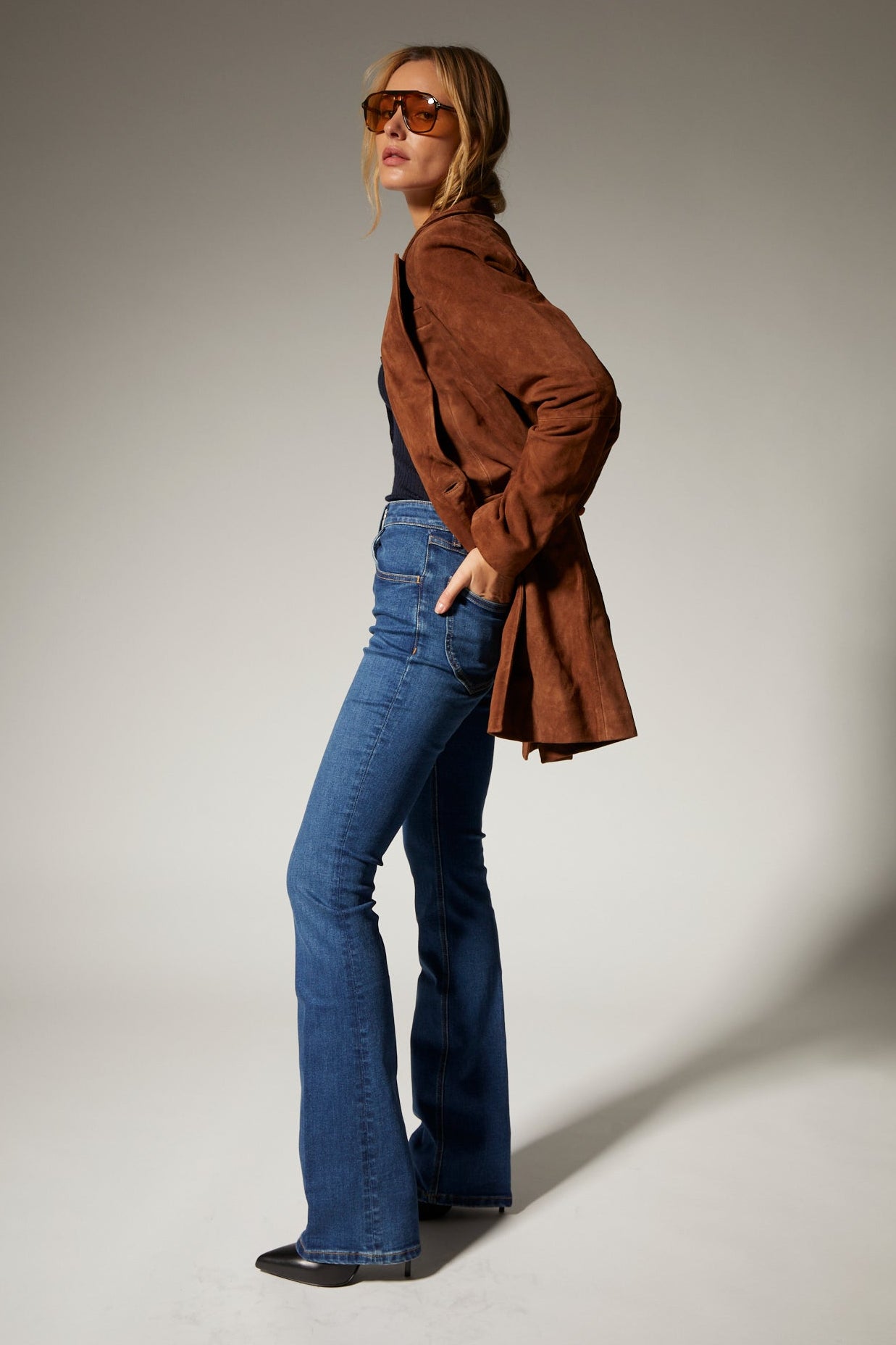 Gabrielle Micro Flare Denim