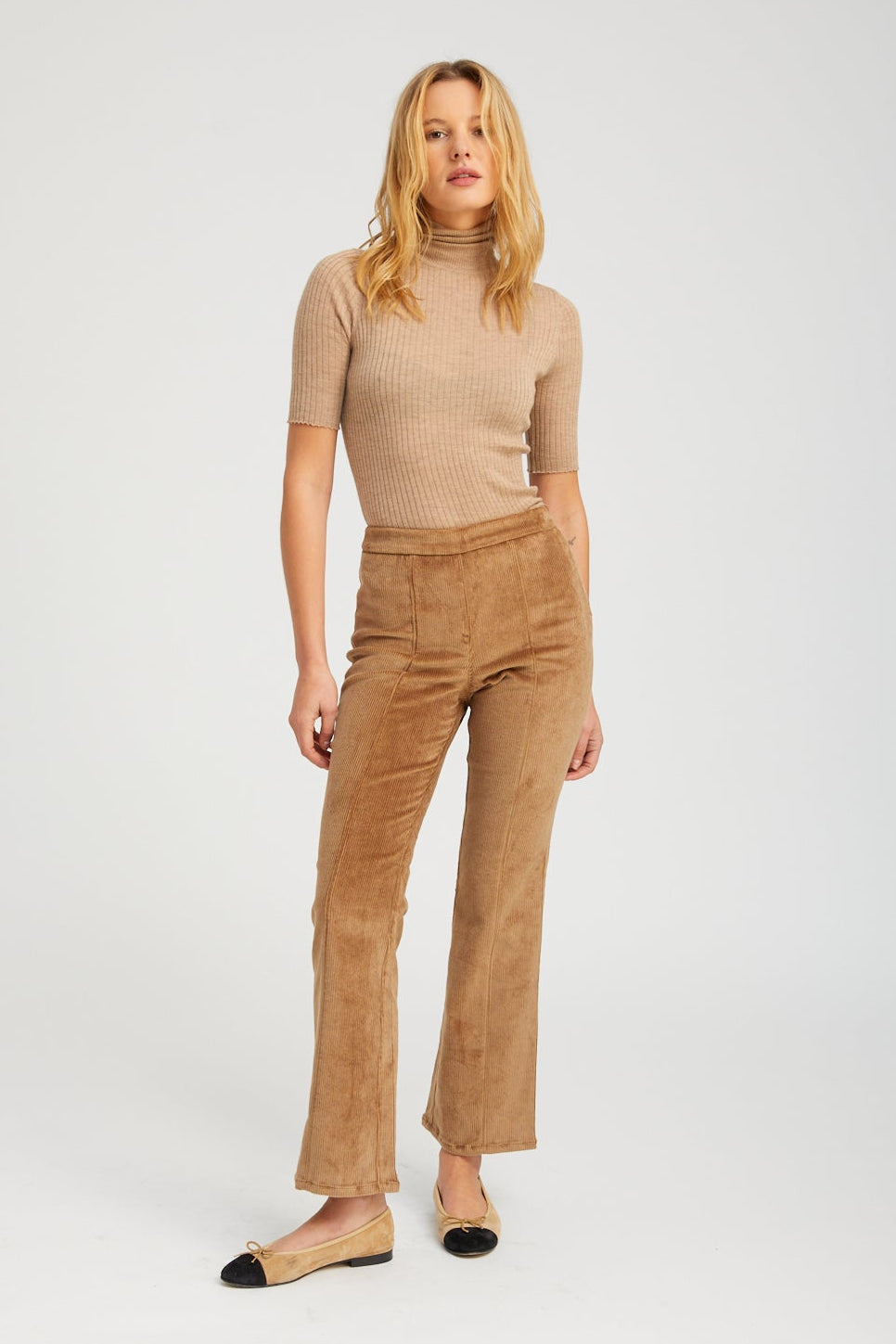 Camel Cashmere Turtleneck