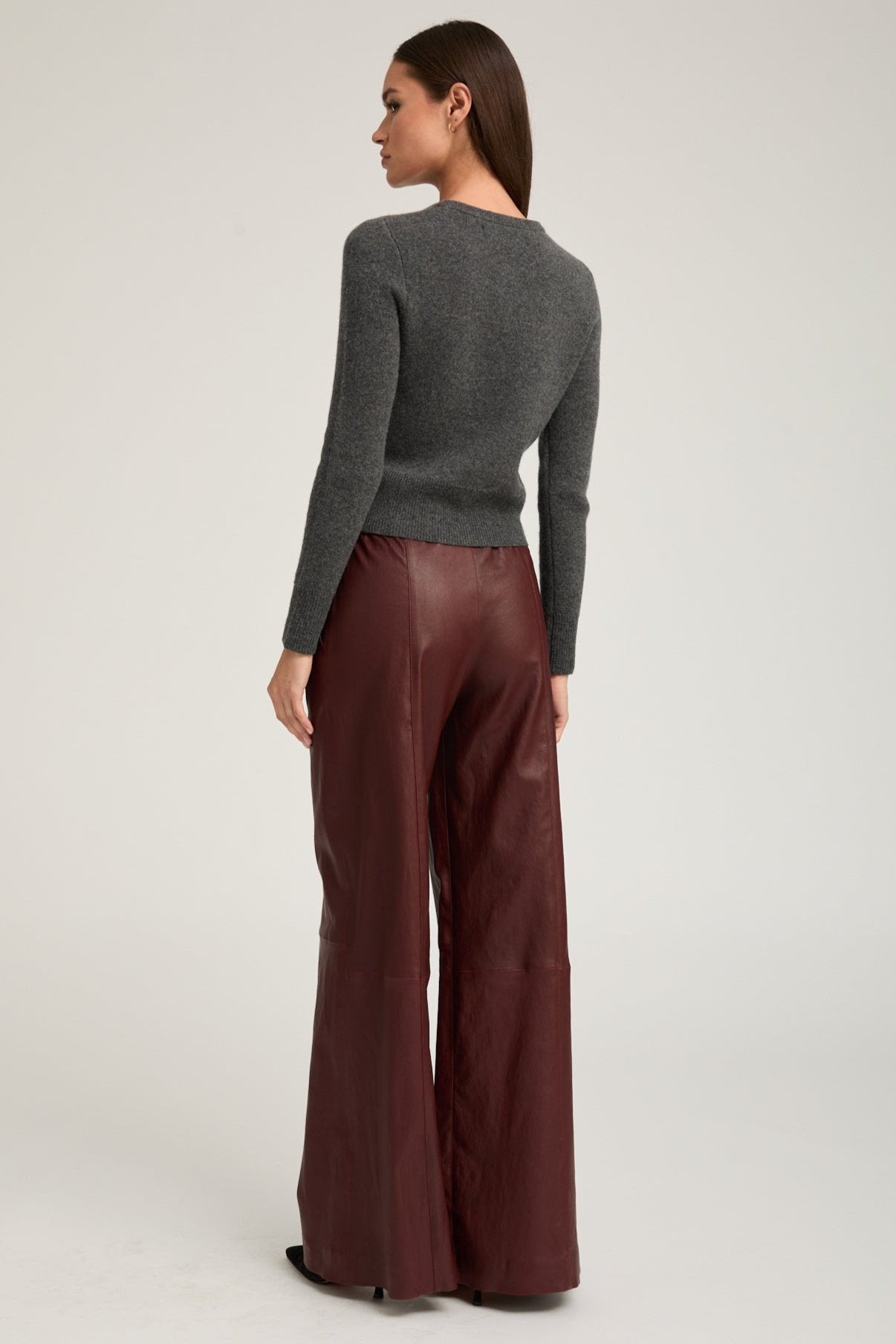 Charcoal Cashmere Baby Cardigan