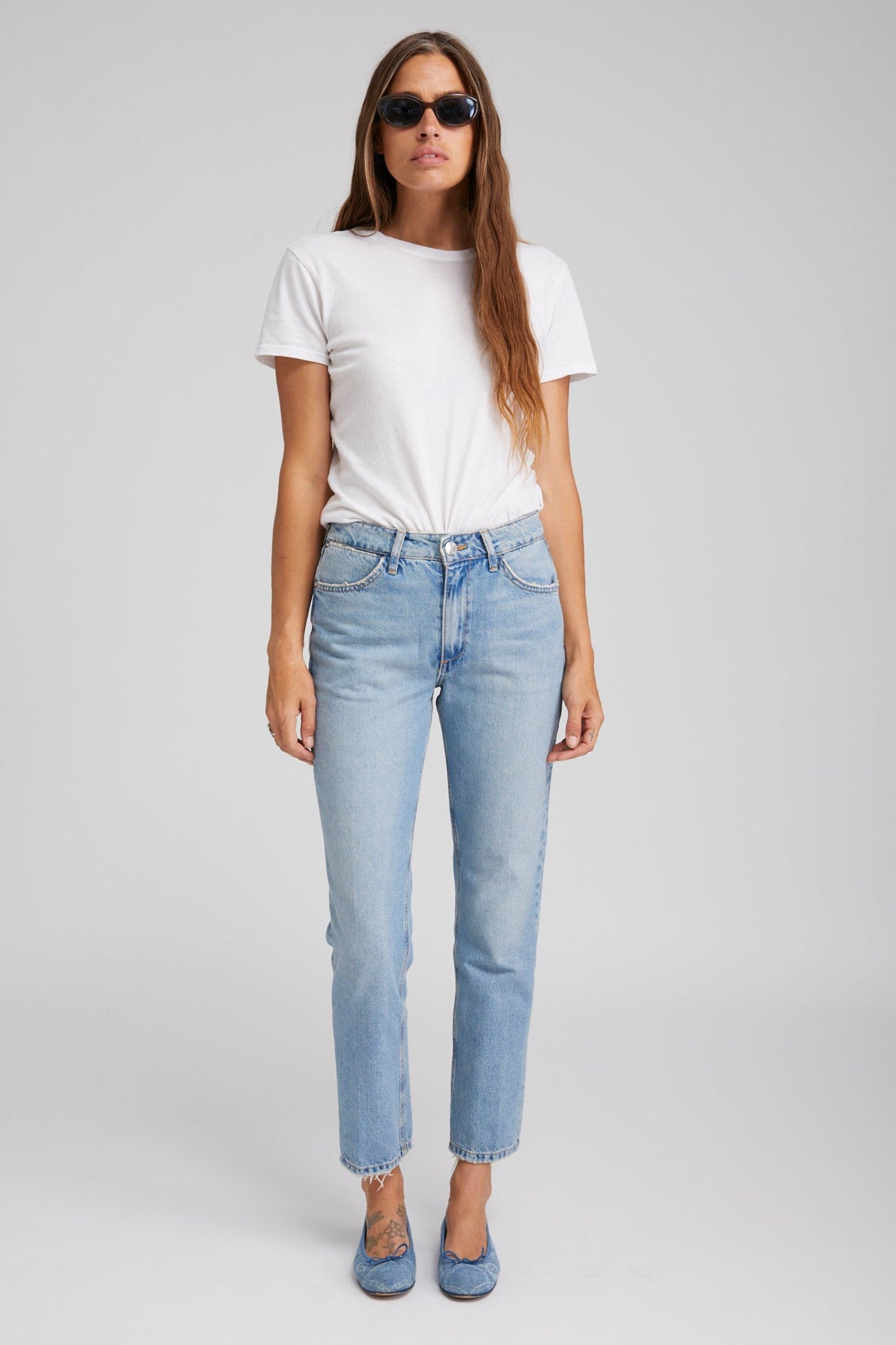 Victoria Slim Straight Denim