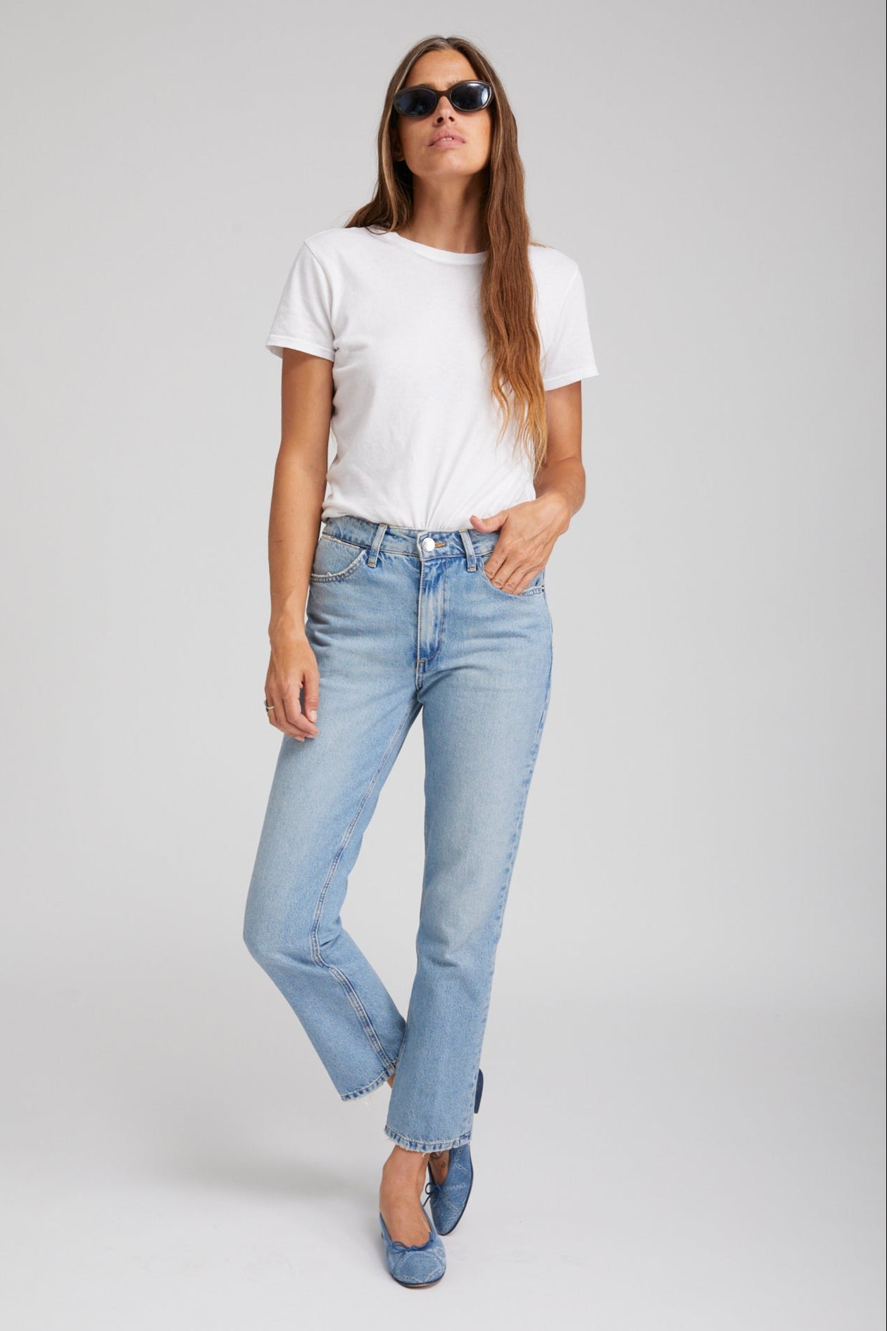 Victoria Slim Straight Denim