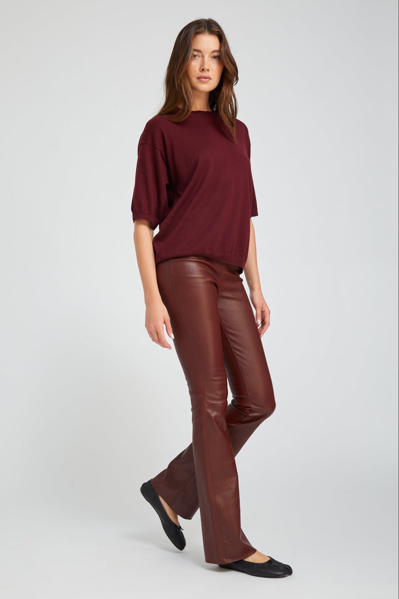 Pinot Leather Micro Flare