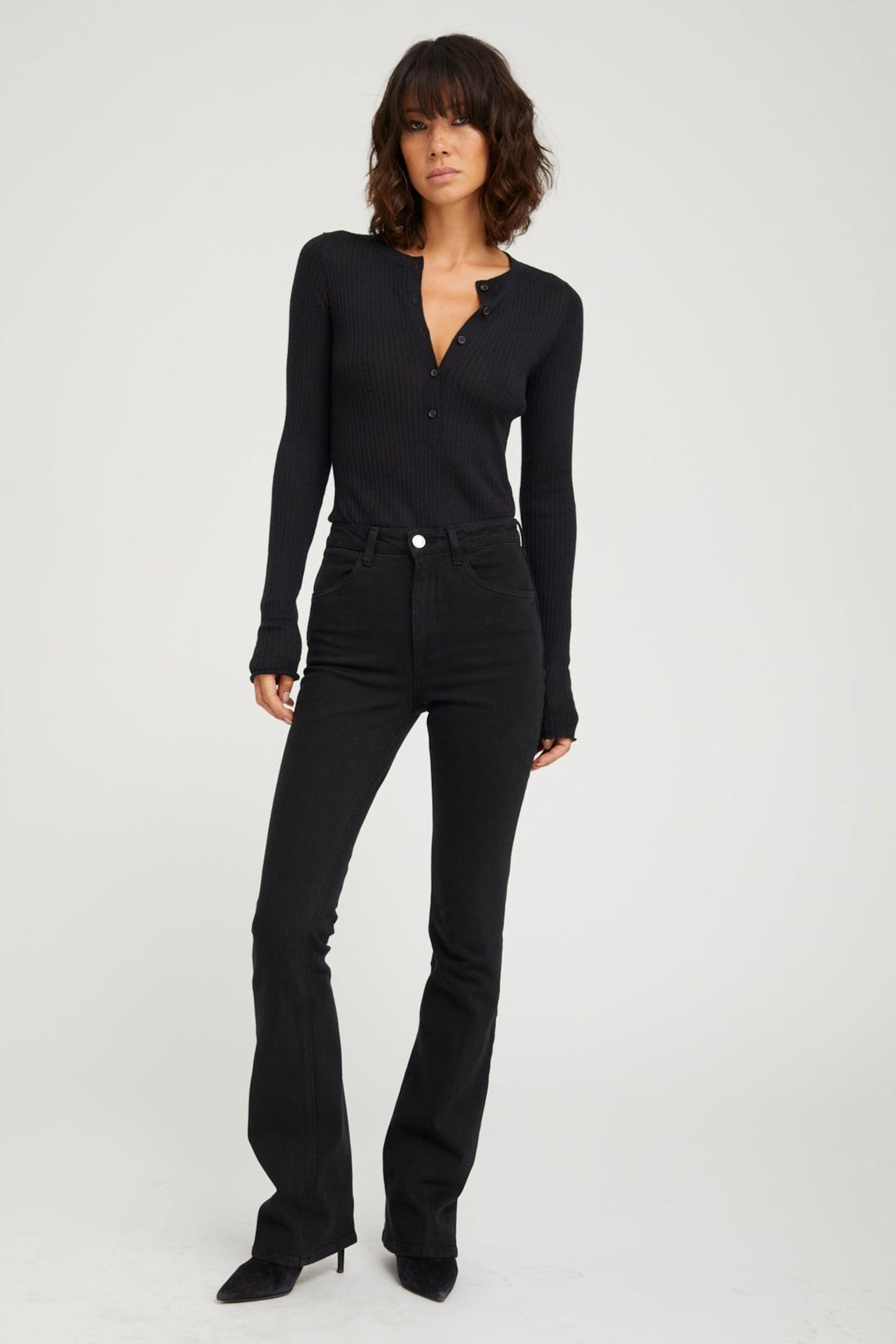 Ella Micro Flare Denim