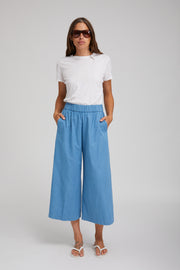 Chambray Culotte