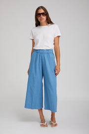Chambray Culotte