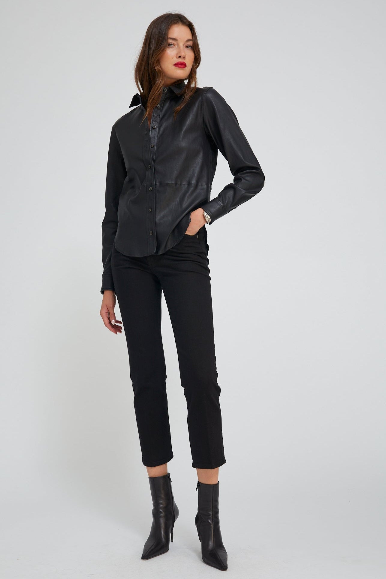 Stevie Skinny Straight Leg Denim