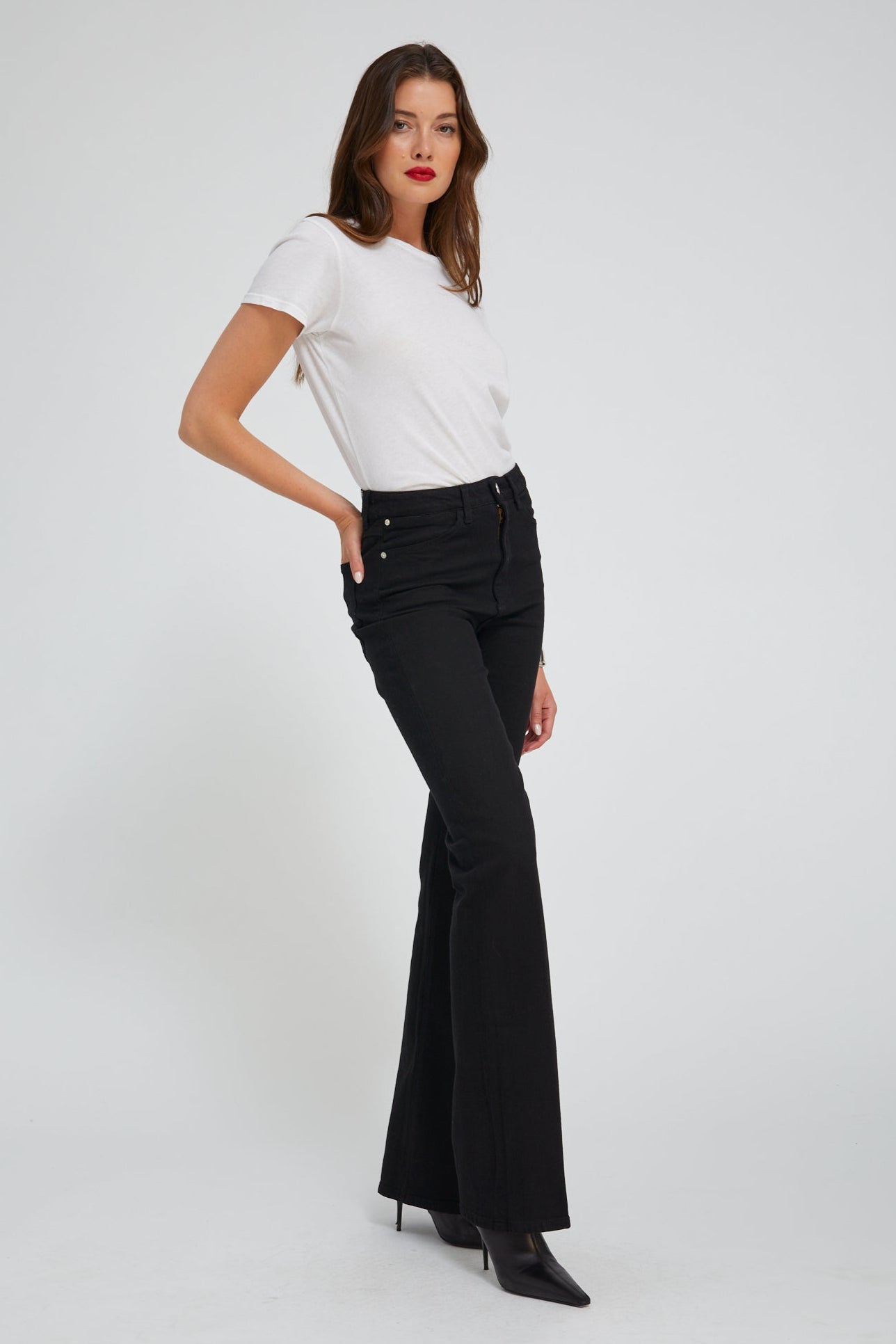 Stevie Micro Flare Denim