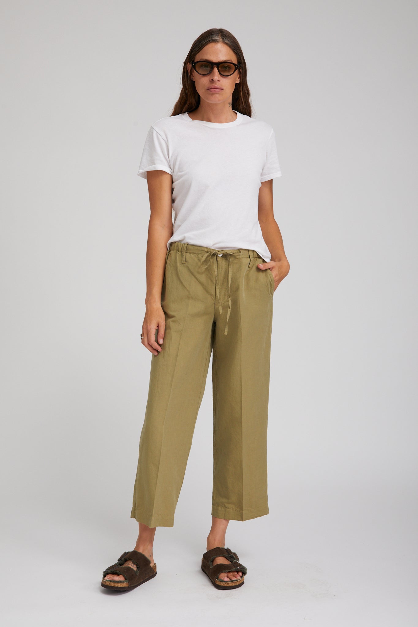 Army Linen Amalfi Pants