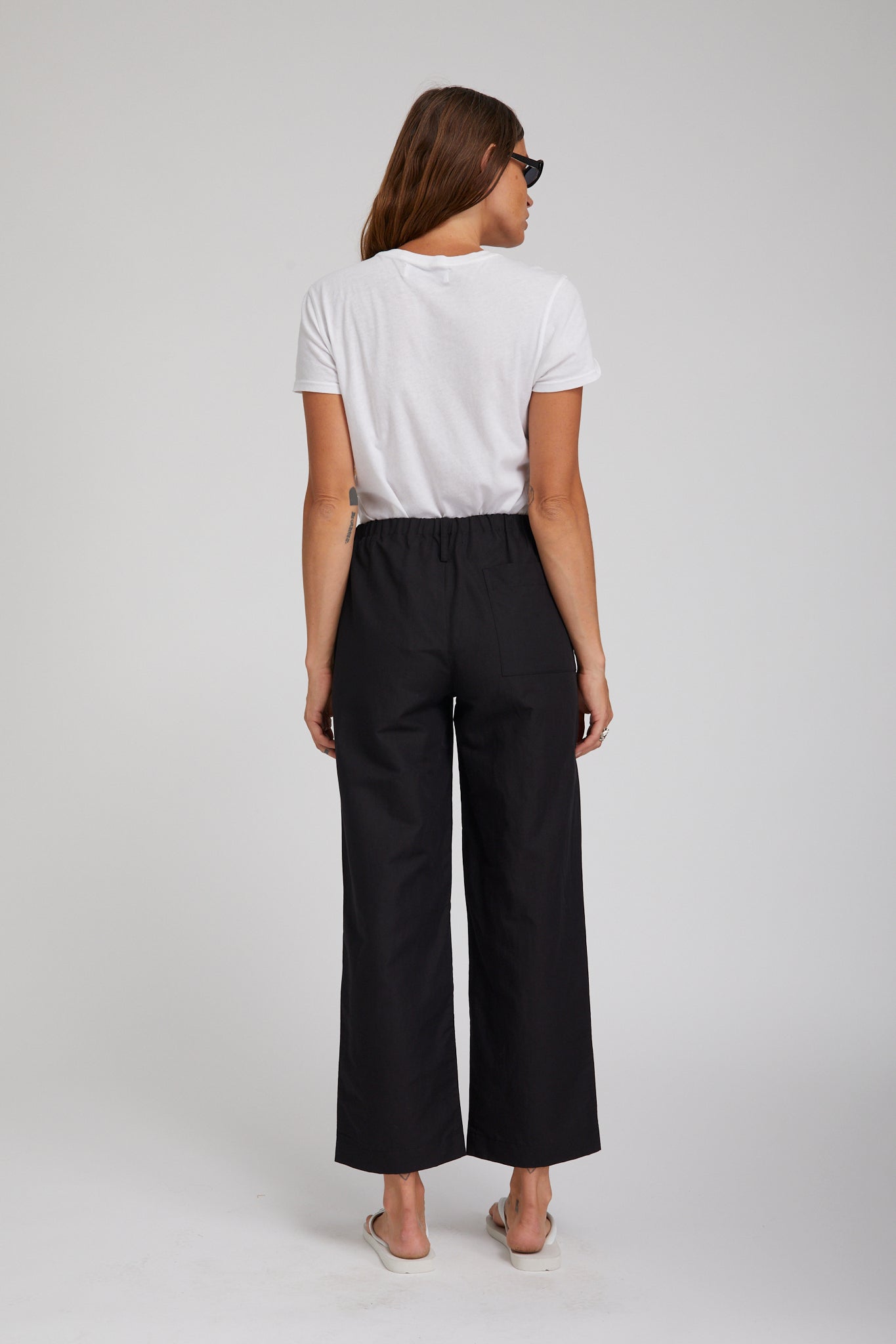 Black Linen Amalfi Pants