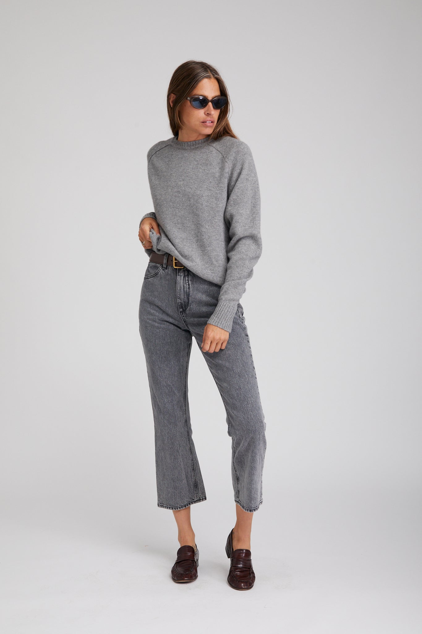 Frida Crop Flare Denim