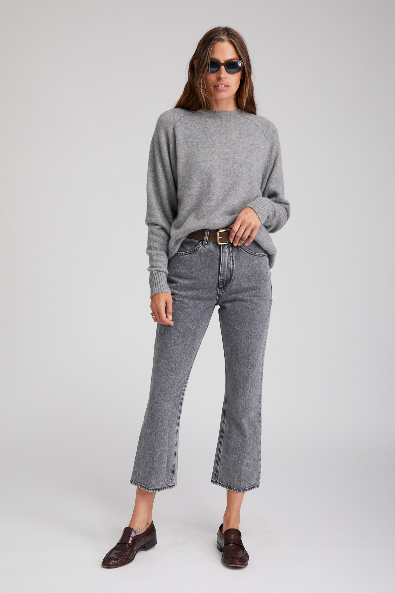 Frida Crop Flare Denim