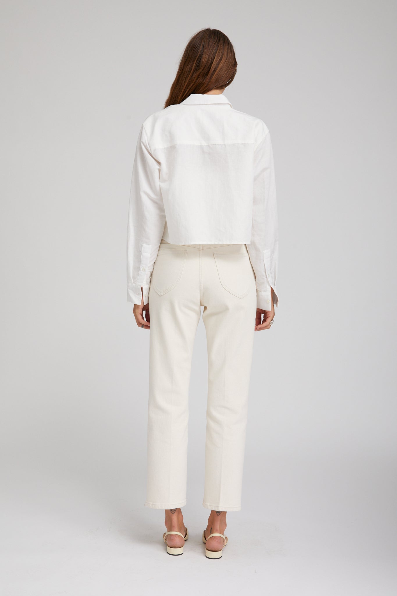 Earhart Cropped Straight Leg Denim