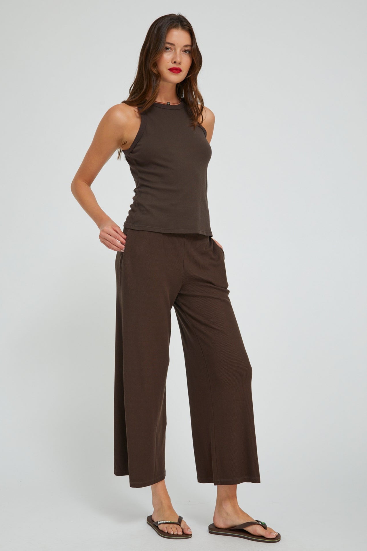 Chocolate Rib Culotte