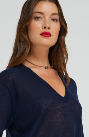 Black Signature Pearl Choker Necklace