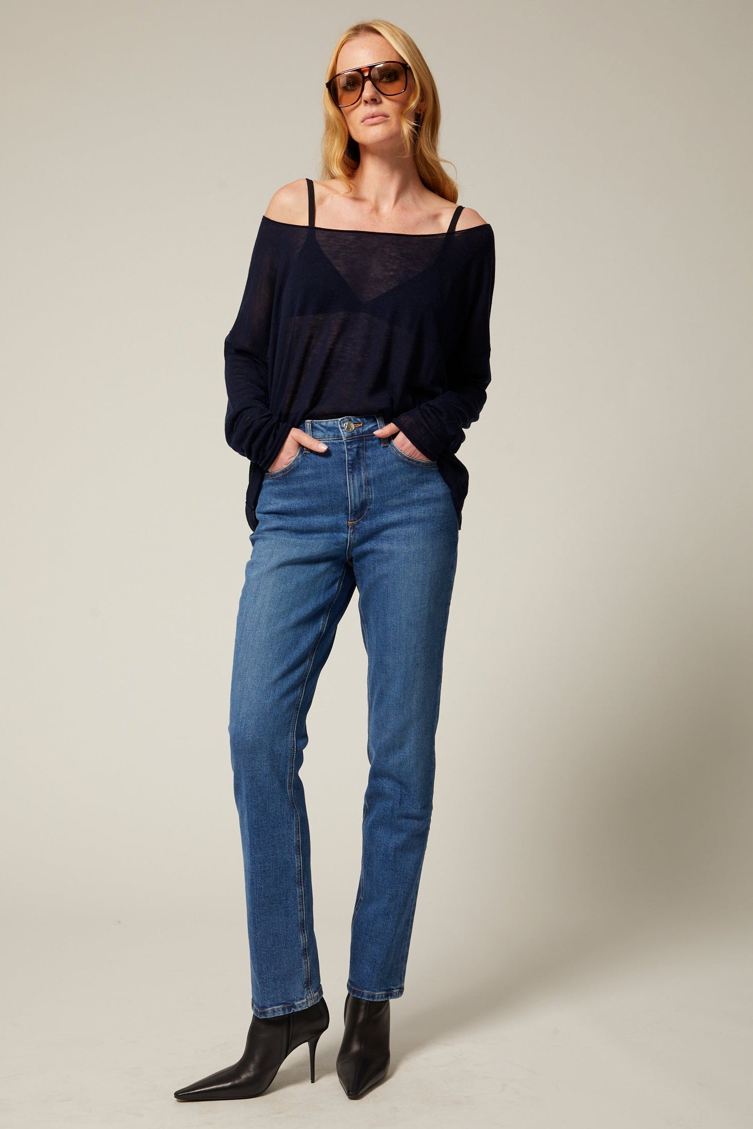 Charlotte Slim Straight Denim