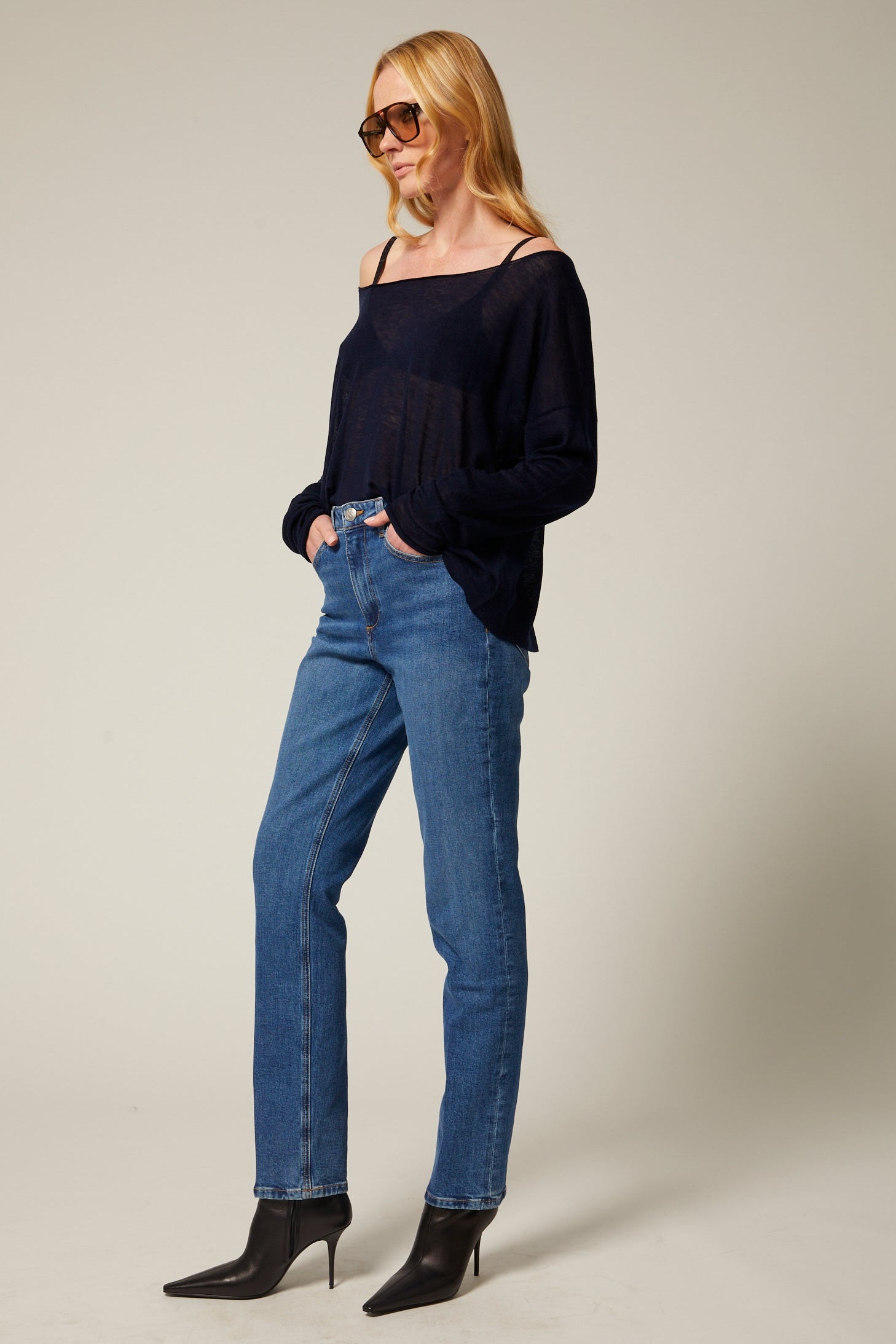 Charlotte Slim Straight Denim