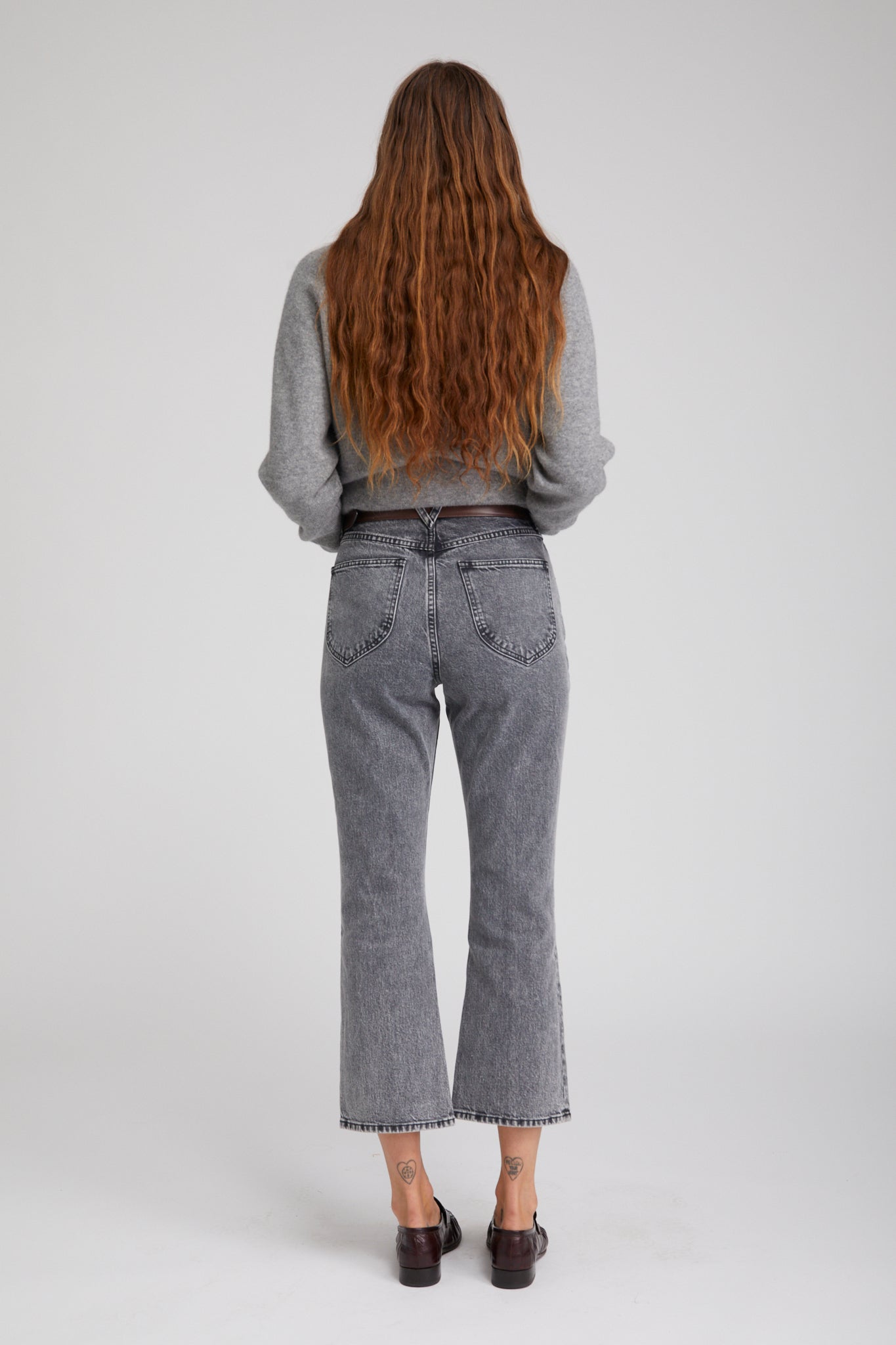 Frida Crop Flare Denim