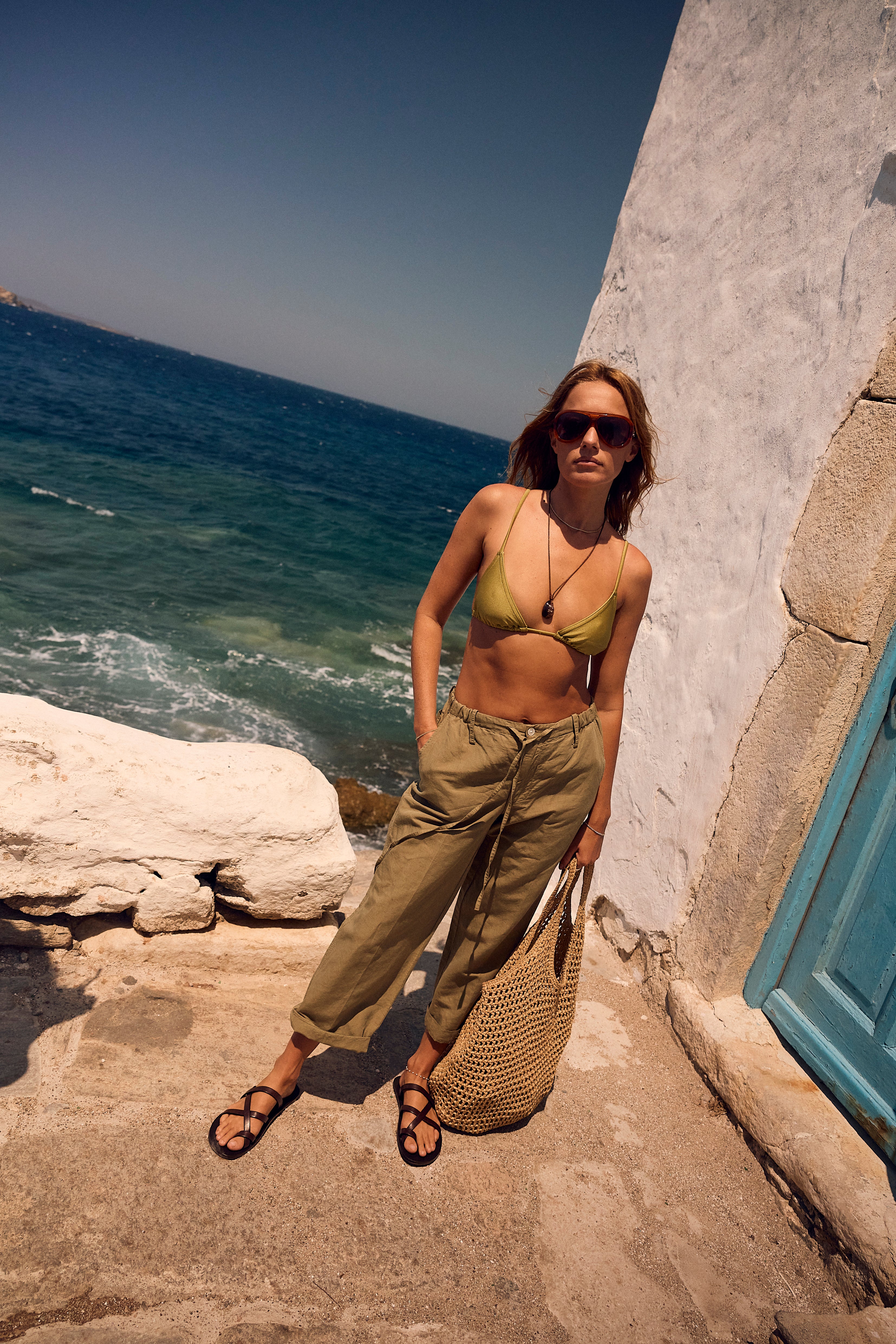 Army Linen Amalfi Pants