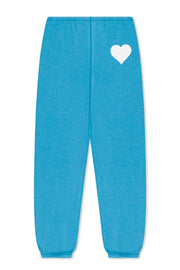 Turquoise Heart Sweatpants