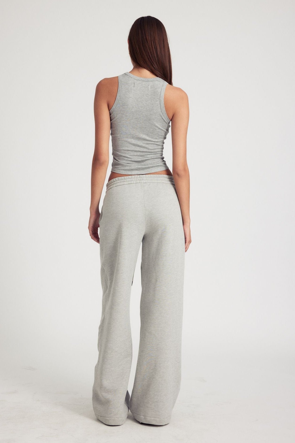 Heather Grey Baggy Sweatpants
